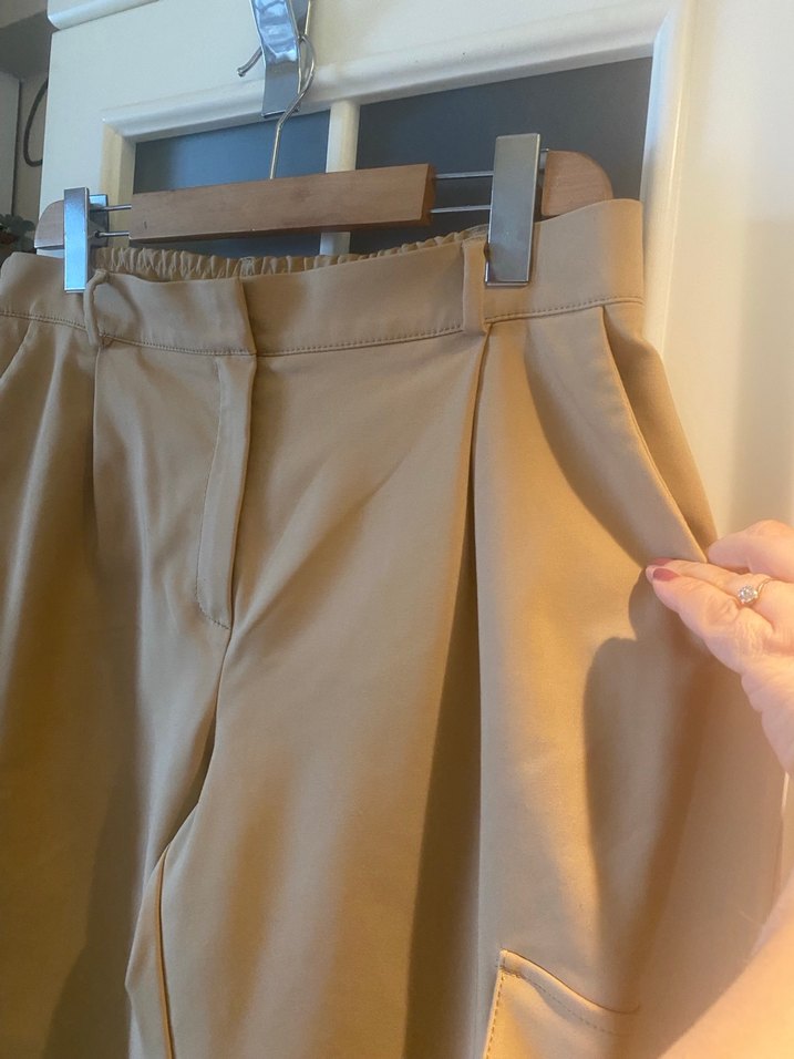 Adl camel Kadın kargo Pantolon - Görsel 3