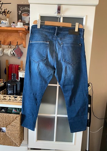 31 Beden mavi Renk Mavi Erkek Denim slim Kesim Jean