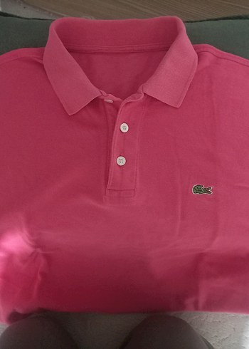 Pembe Kadın Polo Yaka Tişört