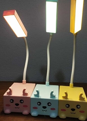 LED'li masa ışığı ders çalışmayı eğlenceli hale getirecek çocukl