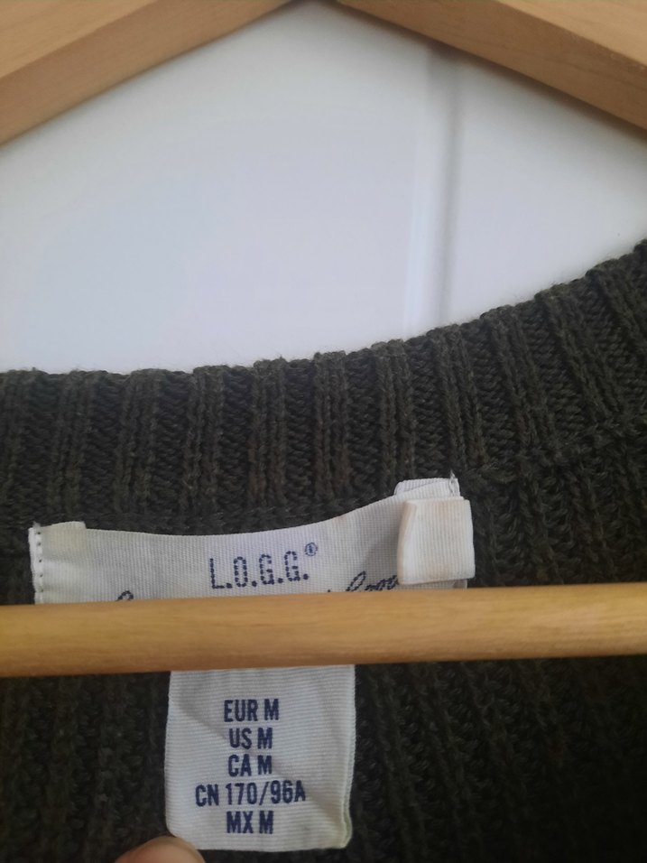 V Yaka Örgü Kadın Kazak - Görsel 2