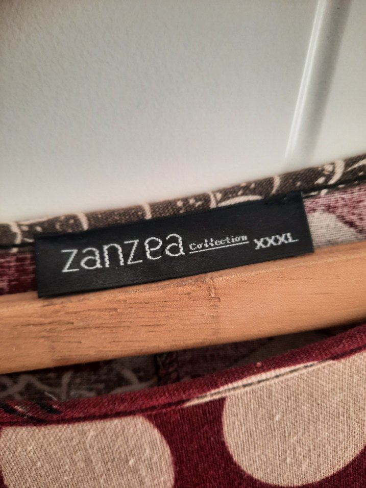 Bordo Desenli Bohem Uzun Elbise - Görsel 3