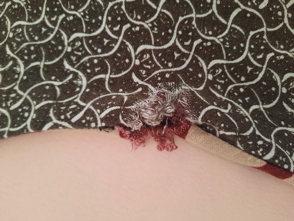 Bordo Desenli Bohem Uzun Elbise - Görsel 4