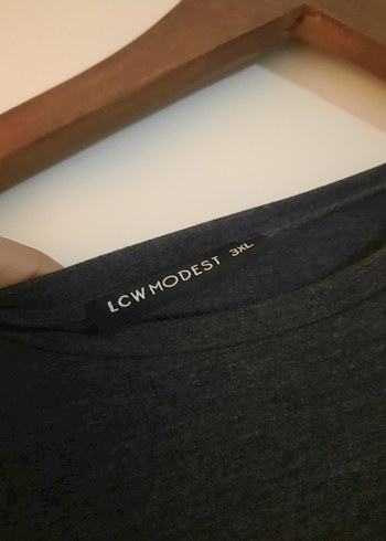 Gri Kadın Keten Midi Tunik - Görsel 2