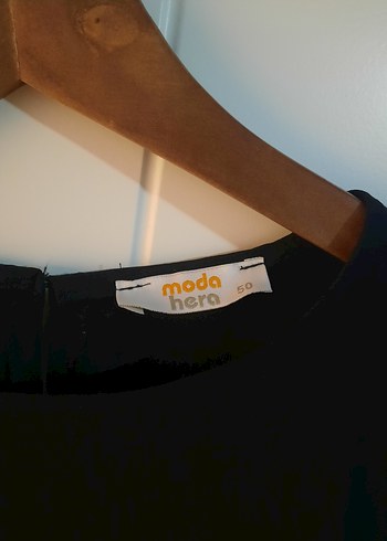 Siyah Uzun Kollu Midi Kadın Tunik - Görsel 2