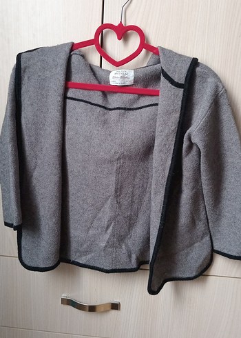 Kız çocuk hırkası Angola pamuklu - Görsel 2