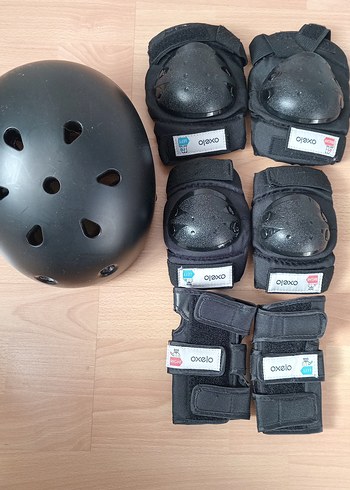 Siyah Biker Diz Koruyucu ve Bilek Destek Seti - Görsel 4