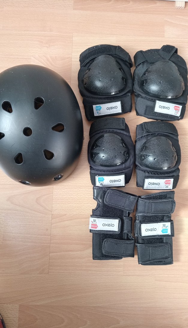 Siyah Biker Diz Koruyucu ve Bilek Destek Seti - Görsel 4