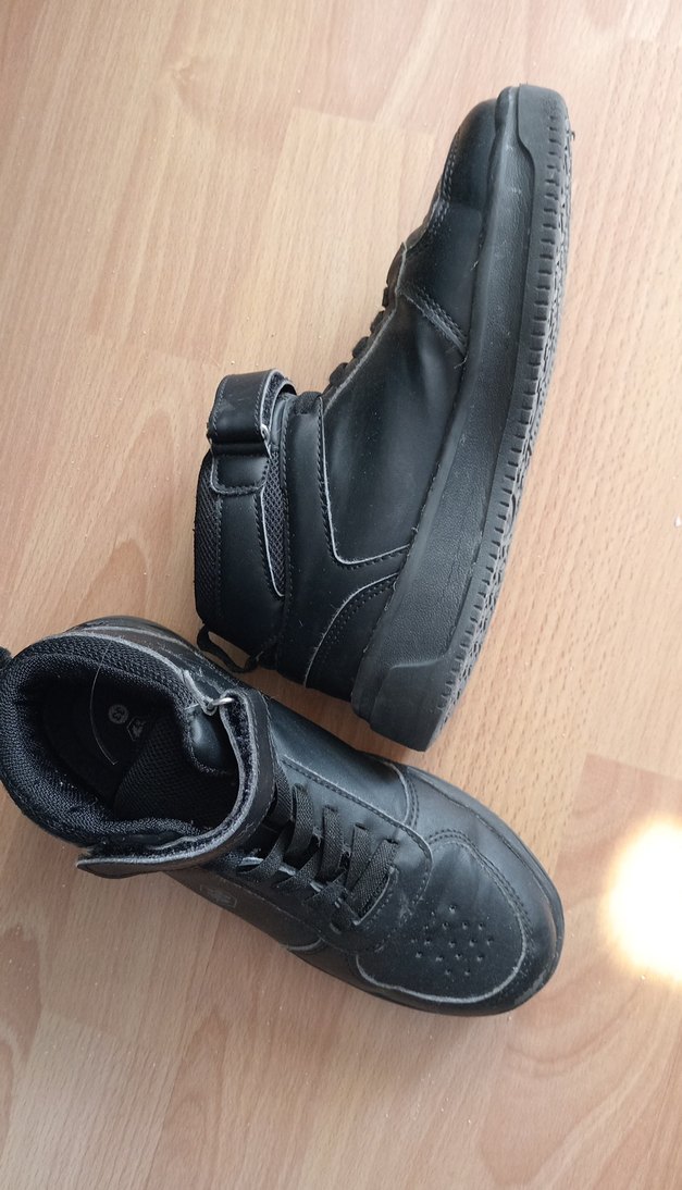 Erkek Çocuk Siyah Street Wear Botlar - Görsel 3