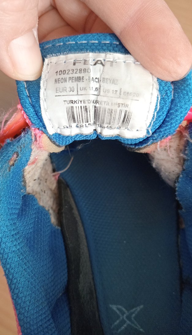 Kinetix Kız Çocuk Renkli Velcro Spor Ayakkabı - Görsel 4