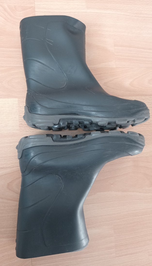 Siyah Lastik Erkek ve kız Çizme - Görsel 4