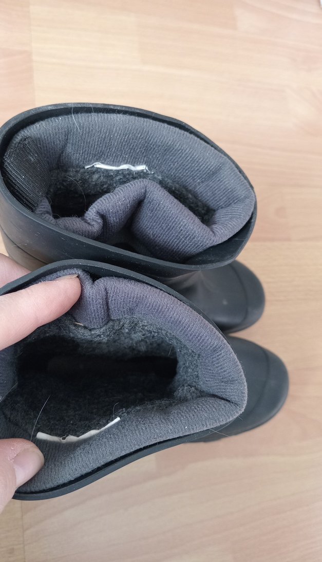 Siyah Lastik Erkek ve kız Çizme - Görsel 3