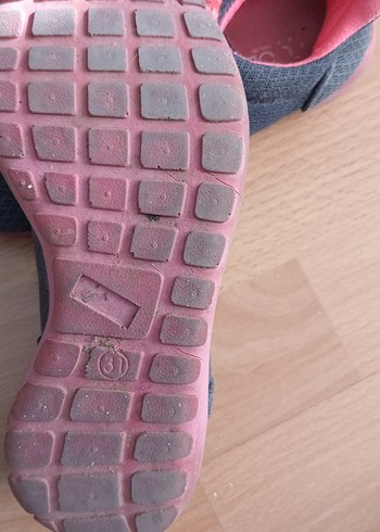 Gri-Pembe Bağcıklı Çocuk Spor Ayakkabı - Görsel 5