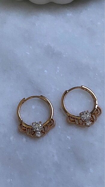 Accessorize Altın kaplama küpe