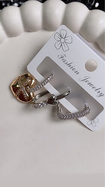 Accessorize Altın kaplama Vip küpe