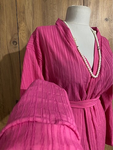 42 Beden pembe Renk Kimono