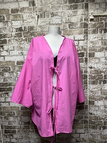 44 Beden Pembe Kimono