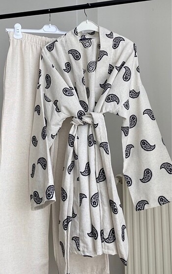 Keten kimono takım
