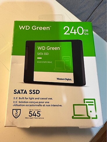 WD 240 GB 2.5 SATA3 SSD 545MB/S 3DNAND WDS240G2G0A 40638