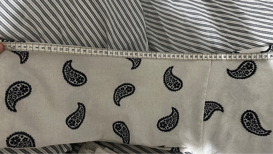 Keten kimono takım - Görsel 8