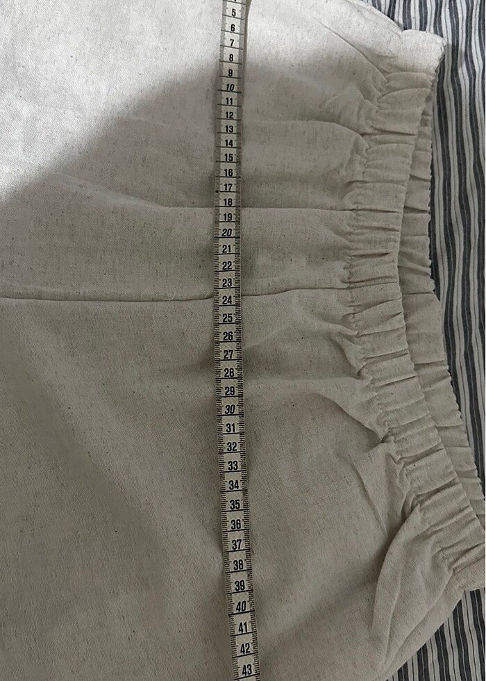 Keten kimono takım - Görsel 5