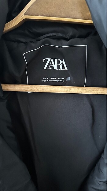 ZARA Su ve rüzgar korumalı kuş tüyü Şişme mont - Görsel 10