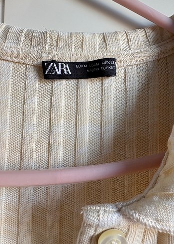 Bej Düğmeli Fitilli Triko Uzun Elbise - Görsel 3