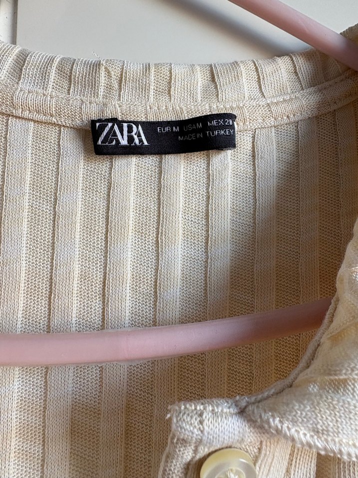 Bej Düğmeli Fitilli Triko Uzun Elbise - Görsel 3