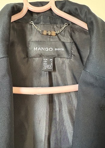 Siyah Düğmeli Kadın Blazer Ceket - Görsel 3