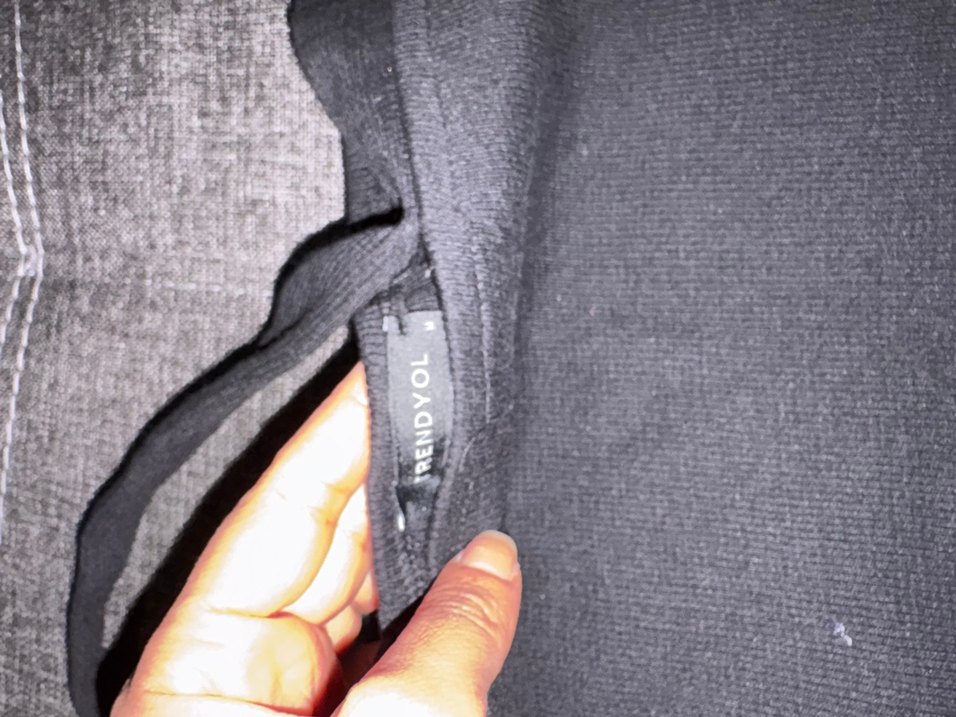 Siyah tek omuz - Görsel 3