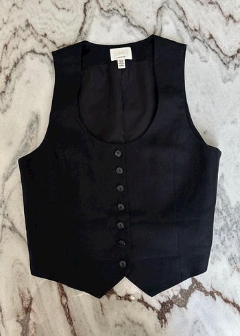 H&m Düğmeli keten Yelek