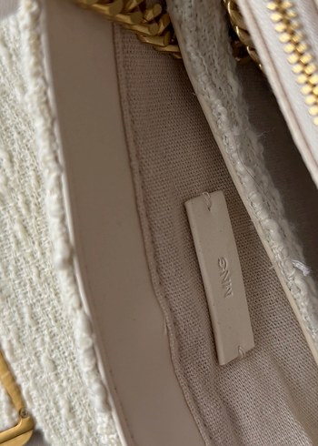 Mango Zincir Detaylı Beyaz Kadın Çanta - Görsel 2