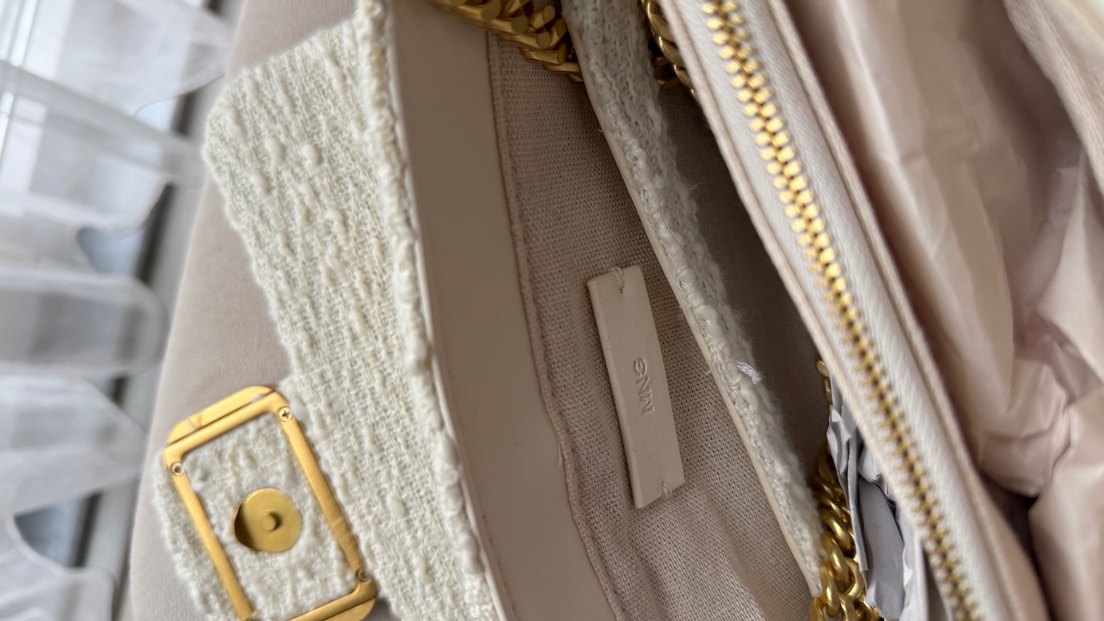 Mango Zincir Detaylı Beyaz Kadın Çanta - Görsel 2