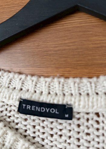 Ekru Örgü Kadın Triko Kazak - Görsel 2