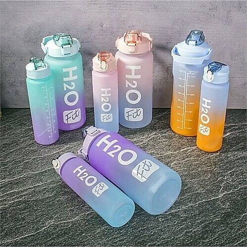 Tohana H2O 1000 ml Motivasyon Matara-Suluk