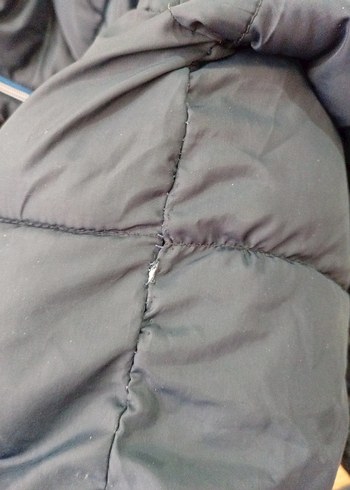 Erkek Çocuk Mavi Fermuarlı Kapüşonlu Mont - Görsel 7