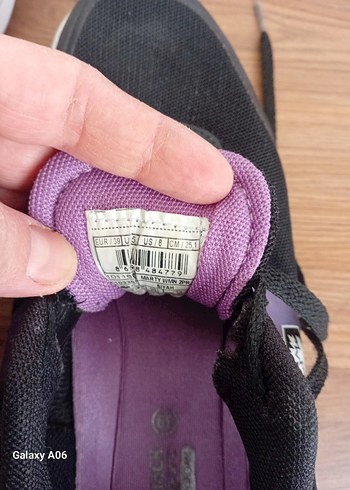 Mor Bağcıklı Spor Kadın Sneaker - Görsel 3