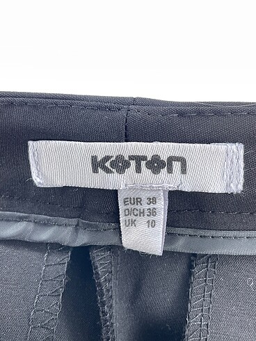 38 Beden siyah Renk Koton Kumaş Pantolon %70 İndirimli.