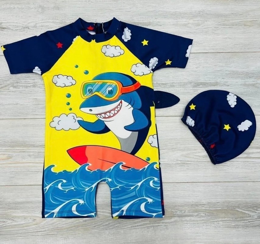 Renkli Baskılı Erkek Çocuk Kısa Kollu Mayo - Görsel 3