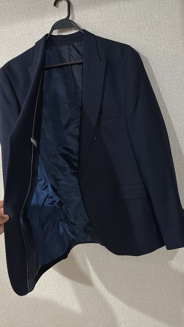 Erkek Lacivert Regular Fit Takım Ceket - Görsel 2