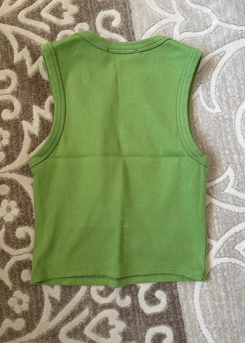 Yeşil Baskılı Kadın crop - Görsel 2