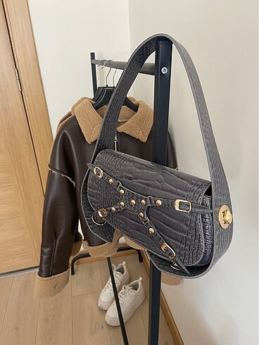 Zara Gri manc çanta