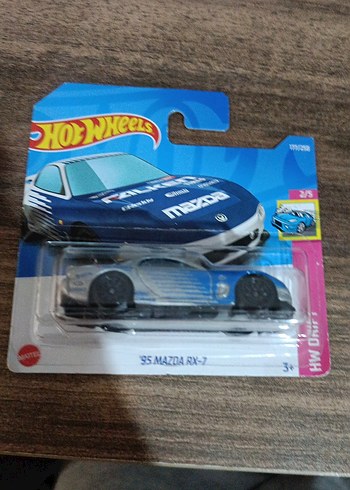 Hot Wheels 95 Mazda RX-7 Mavi Oyuncak Araba
