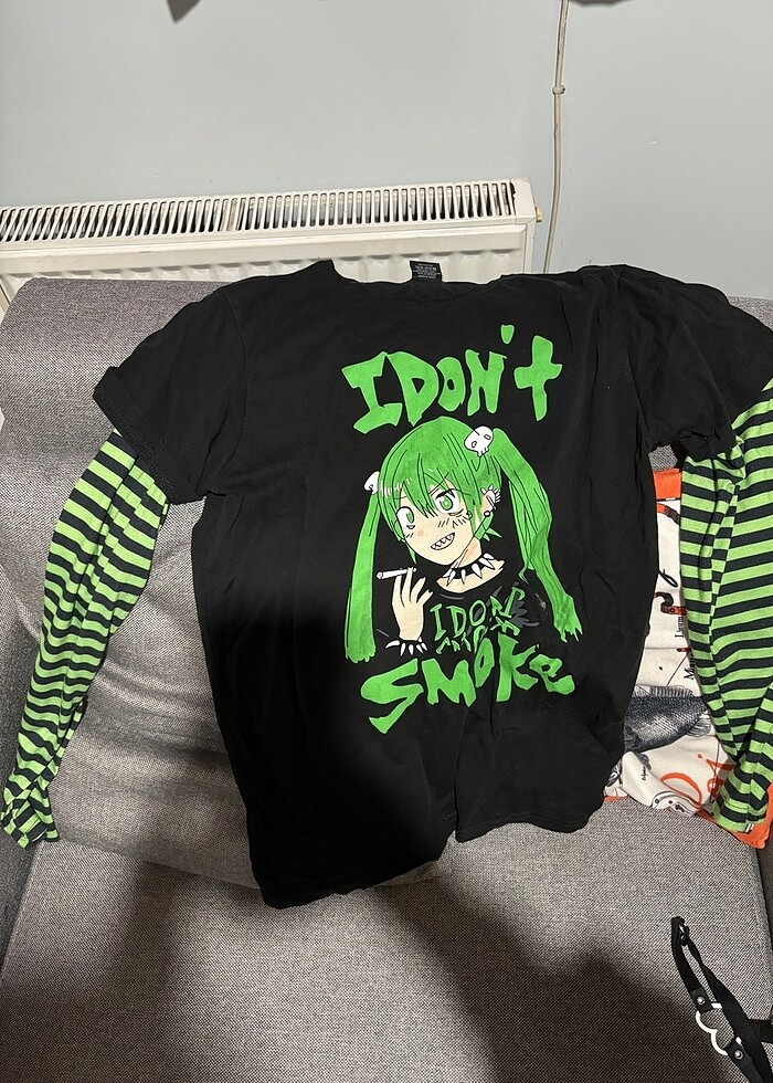 I don?t smoke anime üst köstebek - Görsel 3