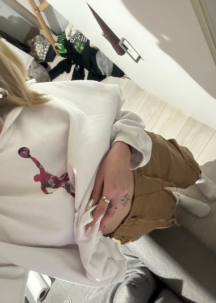 Kahverengi kargo pantolon - Görsel 2