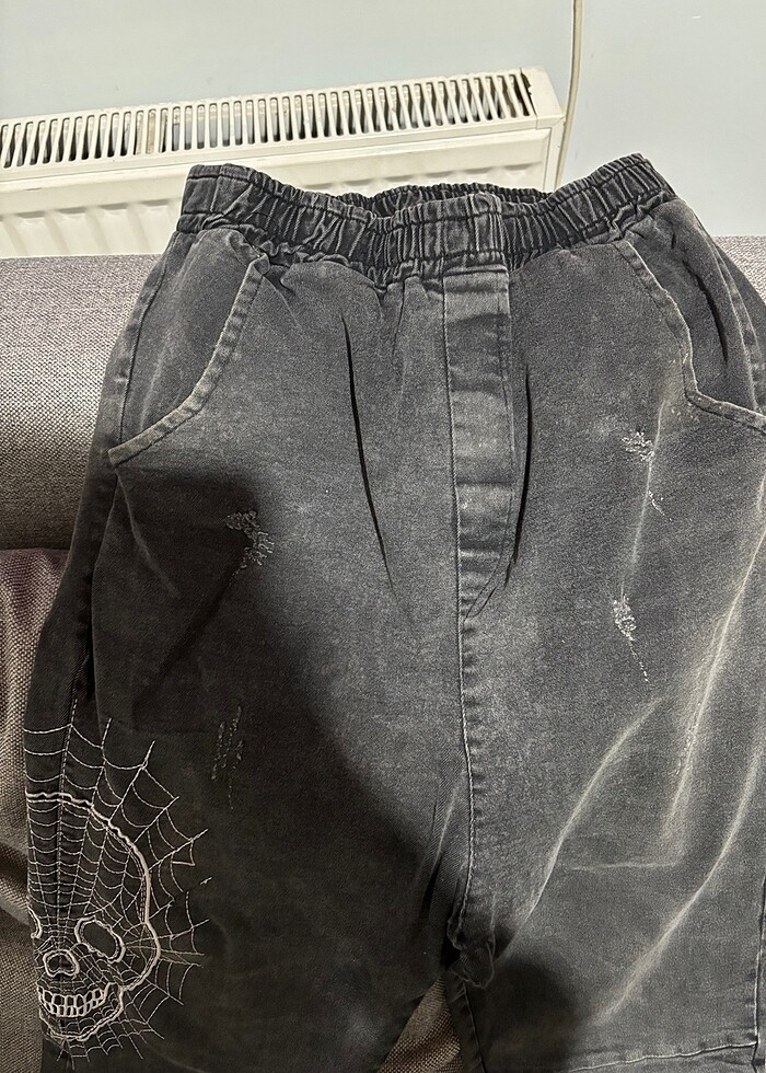 Gothic kurukafa bol pantolon - Görsel 4