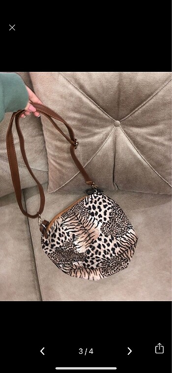 American Vintage LEOPAR VİNTAGE KAPLAN ÇANTA