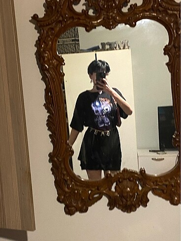 Hello Kitty Hello kitty tişört siyah gothic hello kitty