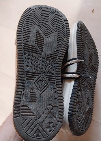 Siyah Dolgu Topuklu Kadın Spor Ayakkabı - Görsel 5