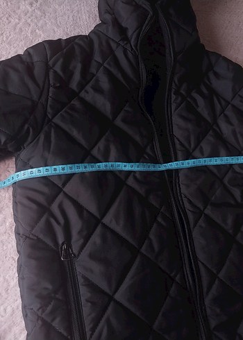 Erkek Çocuk Siyah Kapitone Fermuarlı Mont - Görsel 4